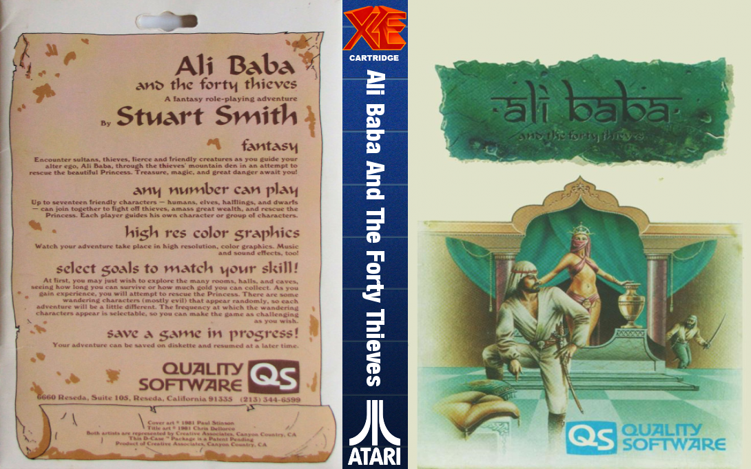 Ali Baba And The Forty Thieves — box-texture (US)
