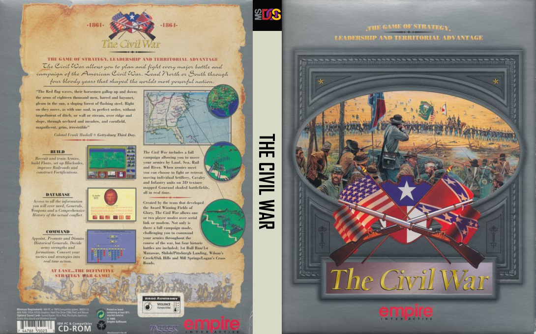 Cival War, The — box-texture (US)
