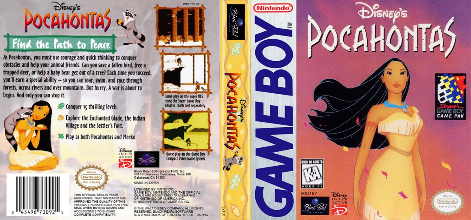 Pocahontas — box-texture (US)