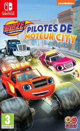Blaze and the Monster Machines - Axle City Racers — box-2D (FR)