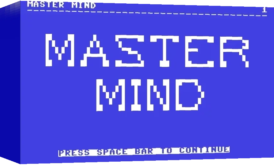 Master Mind — box-3D (WOR)