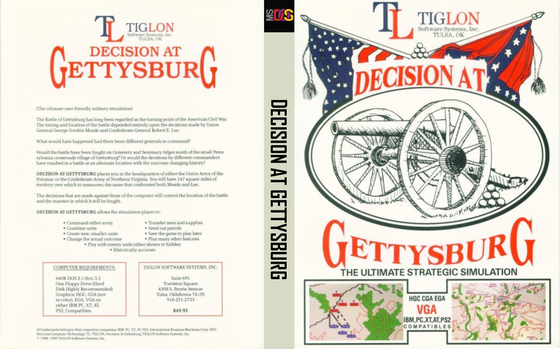 Decision at Gettysburg — box-texture (US)
