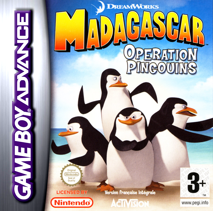 Madagascar - Operation Penguin — box-2D (FR)