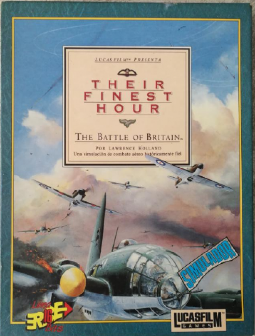 Their Finest Hour - The Battle of Britain — box-2D (SP)
