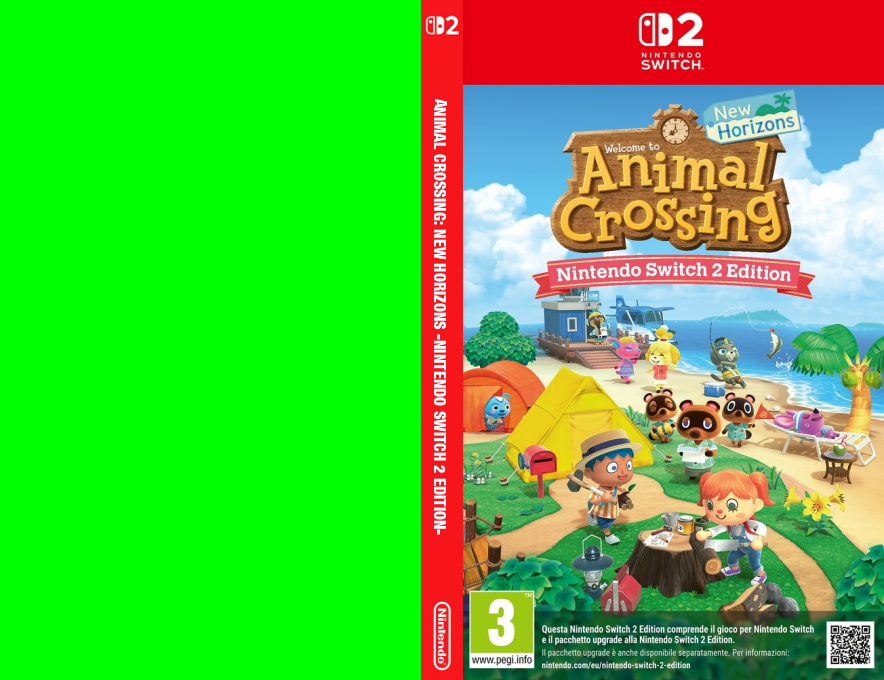 Animal Crossing - New Horizons -Nintendo Switch 2 Edition- — box-texture (EU)