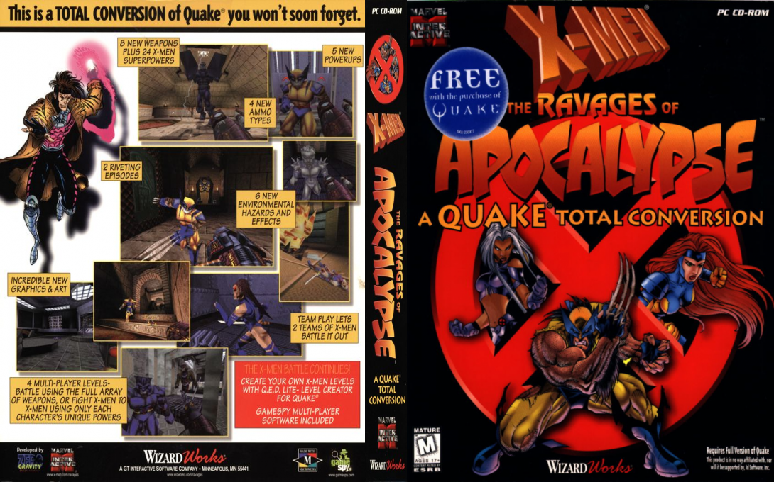 X-Men - The Ravages of Apocalypse — box-texture (US)