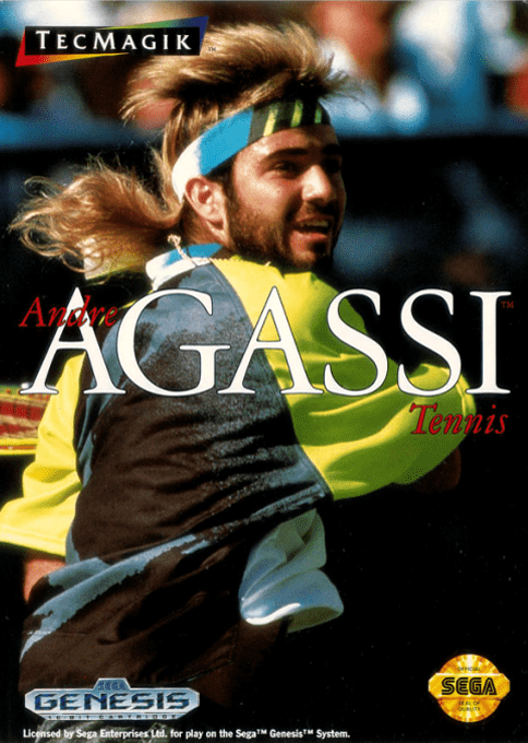 Andre Agassi Tennis box art