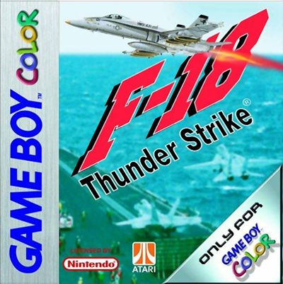 F-18 Thunder Strike box art