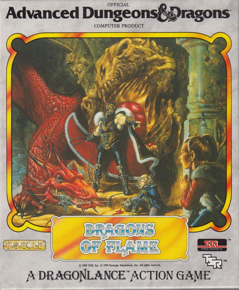 Dragons Of Flame box art