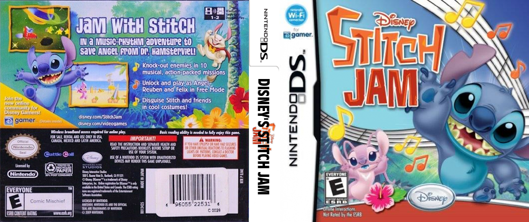 Stitch! DS - Ohana to Rhythm de Daibouken — box-texture (US)