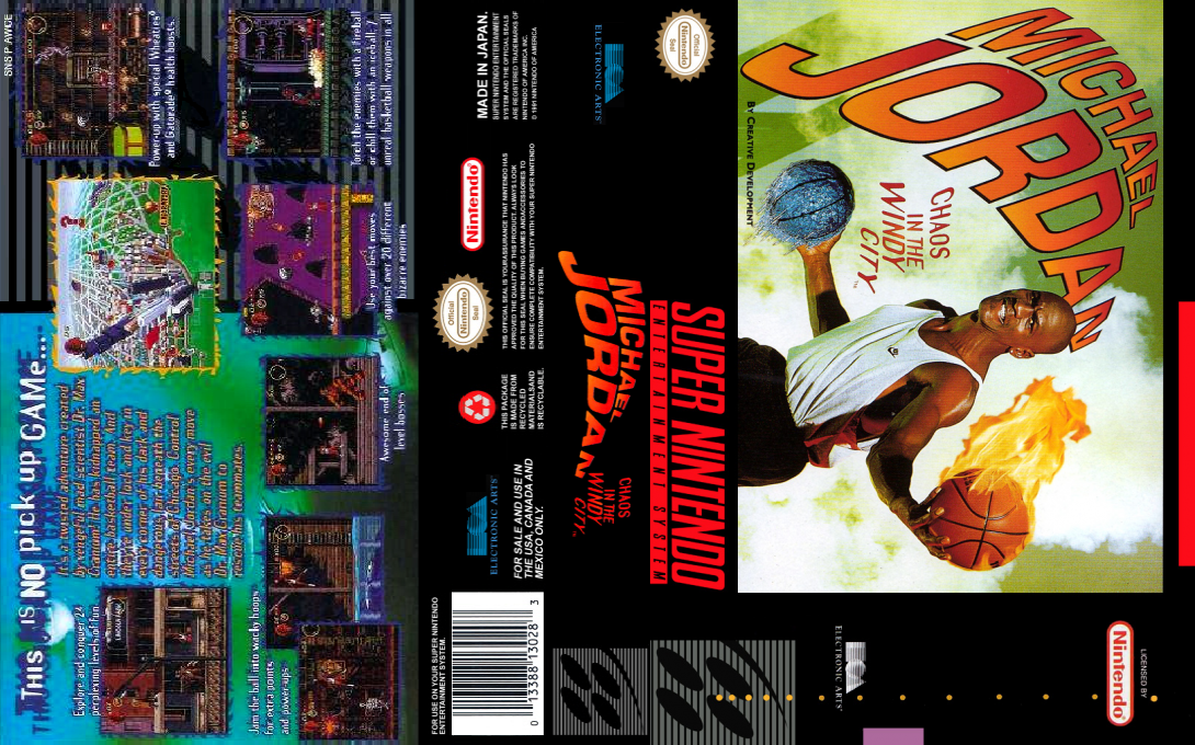 Michael Jordan - Chaos in the Windy City — box-texture (US)