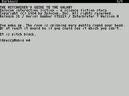 ZxZvm - Hitchhiker's Guide to the Galaxy - A Science Fiction Story — ss (WOR)