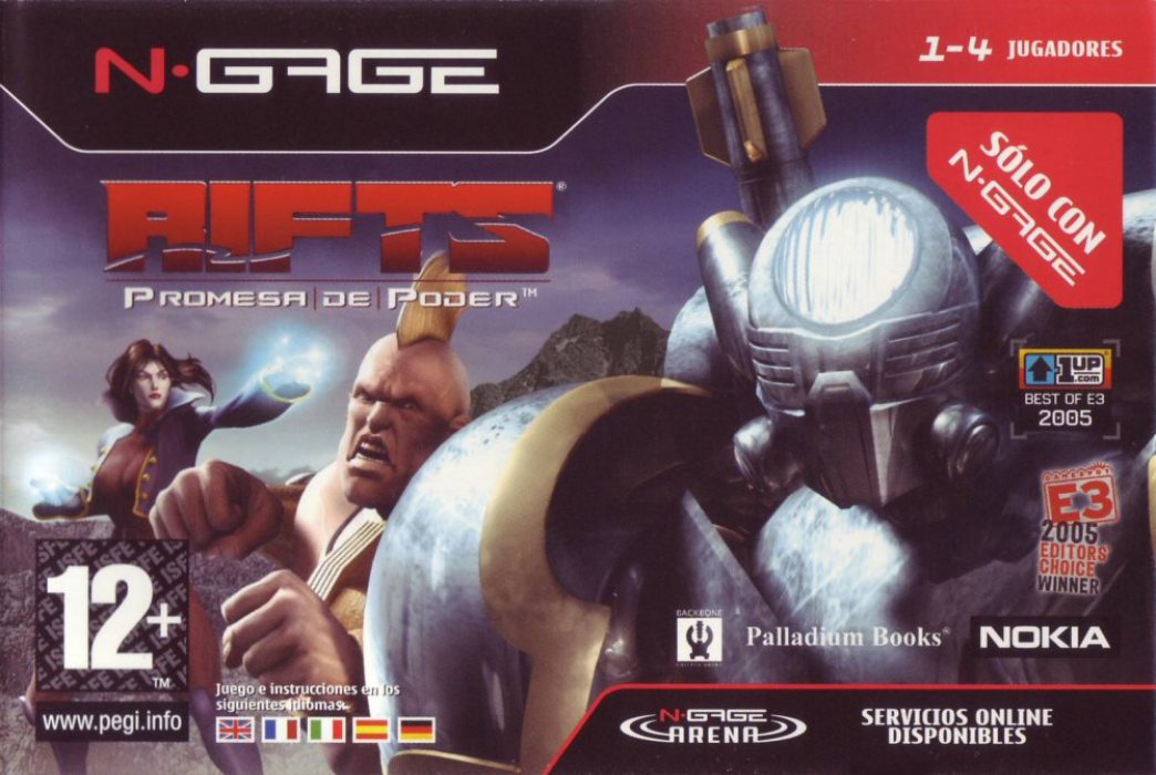 Rifts - Promise Of Power — box-2D (SP)