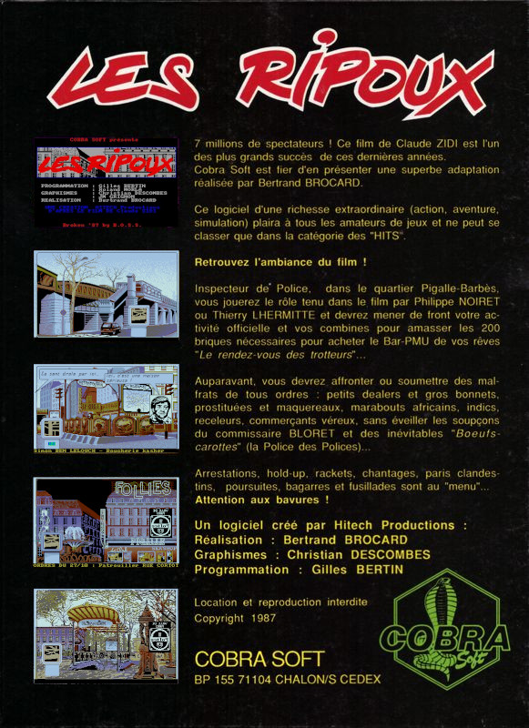 Ripoux, Les — box-2D-back (FR)