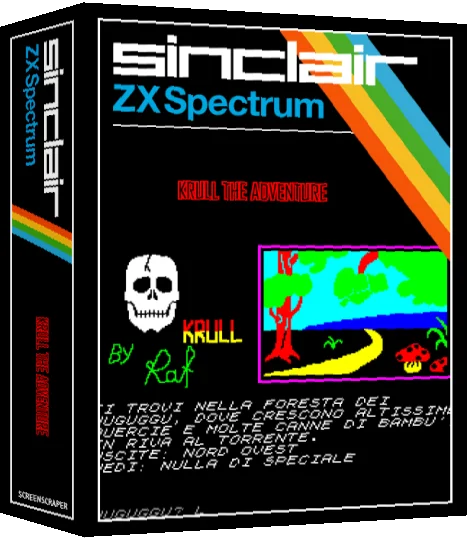 Krull The Adventure — box-3D (SS)