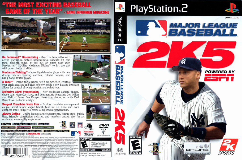 Major League Baseball 2K5 — box-texture (US)