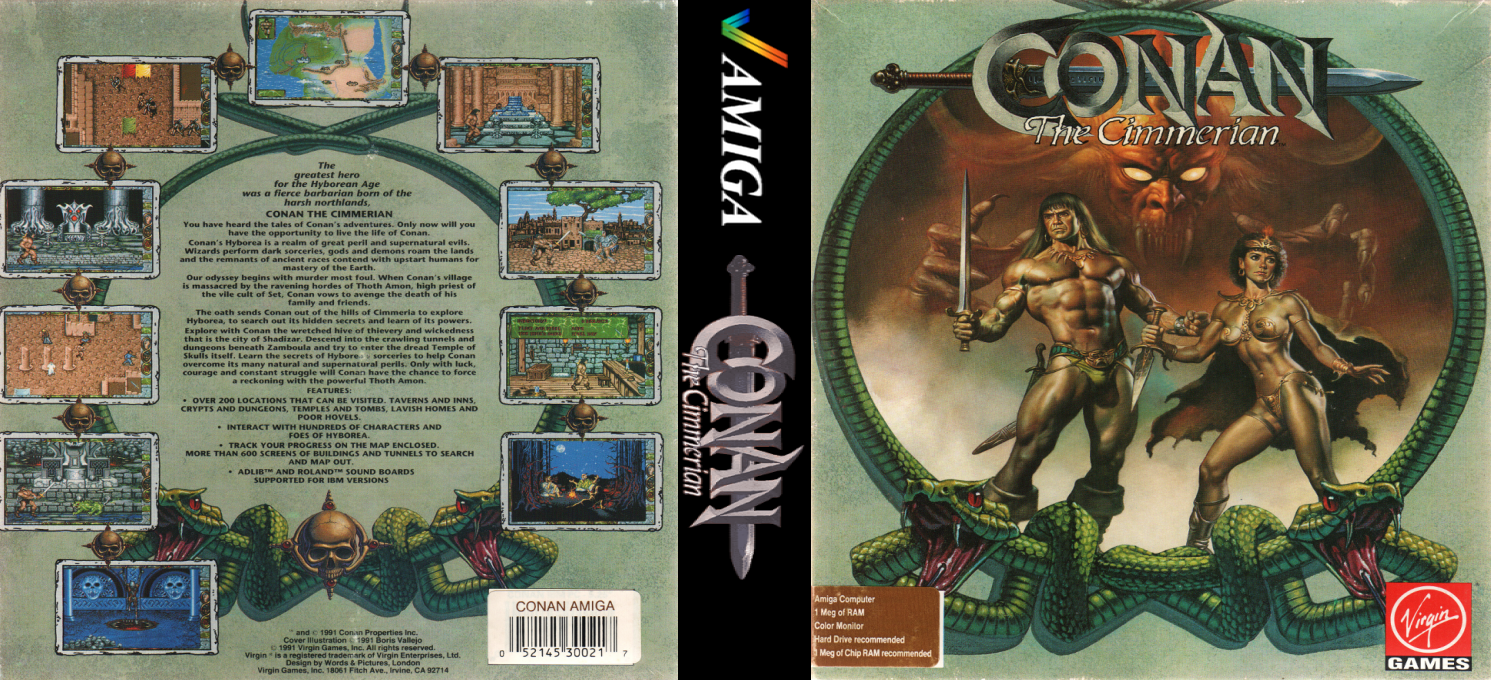 Conan - The Cimmerian — box-texture (CUS)