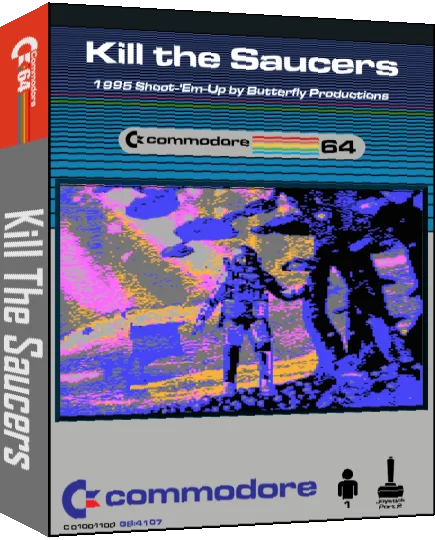 Kill the Saucers — box-3D (CUS)