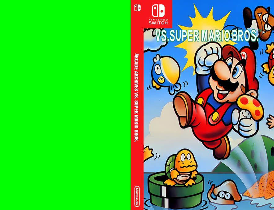 Arcade Archives Vs. Super Mario Bros. — box-texture (WOR)