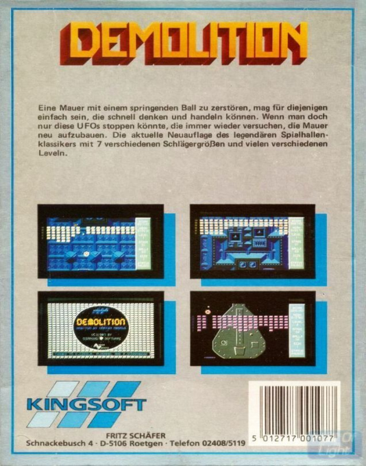 Demolition — box-2D-back (DE)