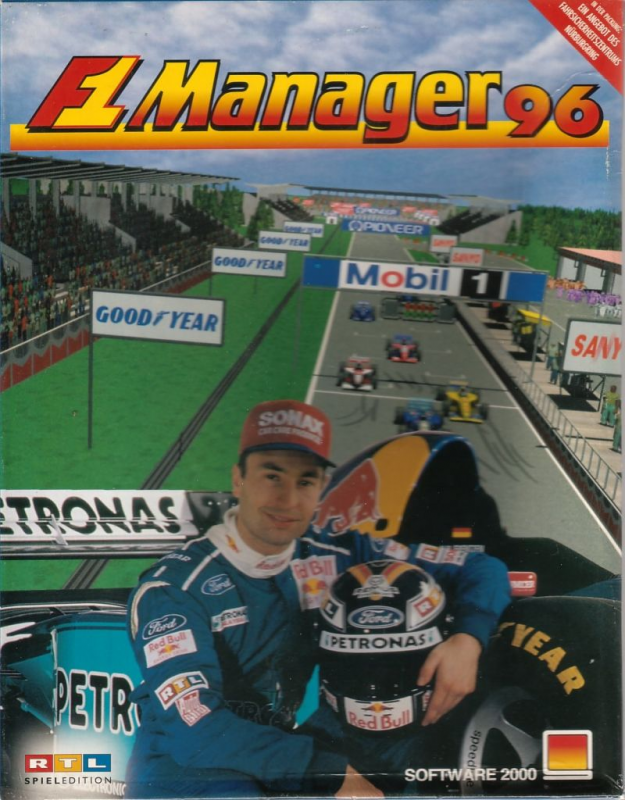 F1 Manager 96 box art