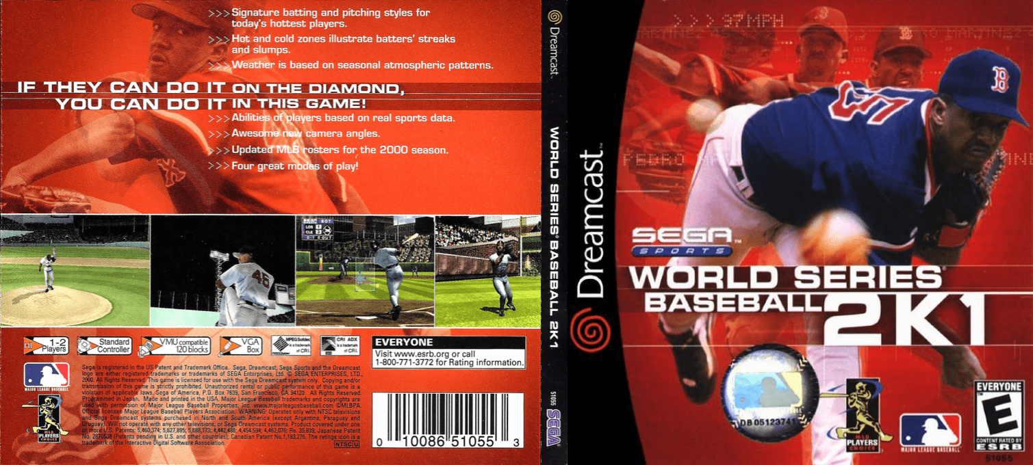 World Series Baseball 2K1 — box-texture (US)