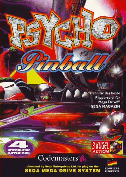 Psycho Pinball — box-2D (DE)