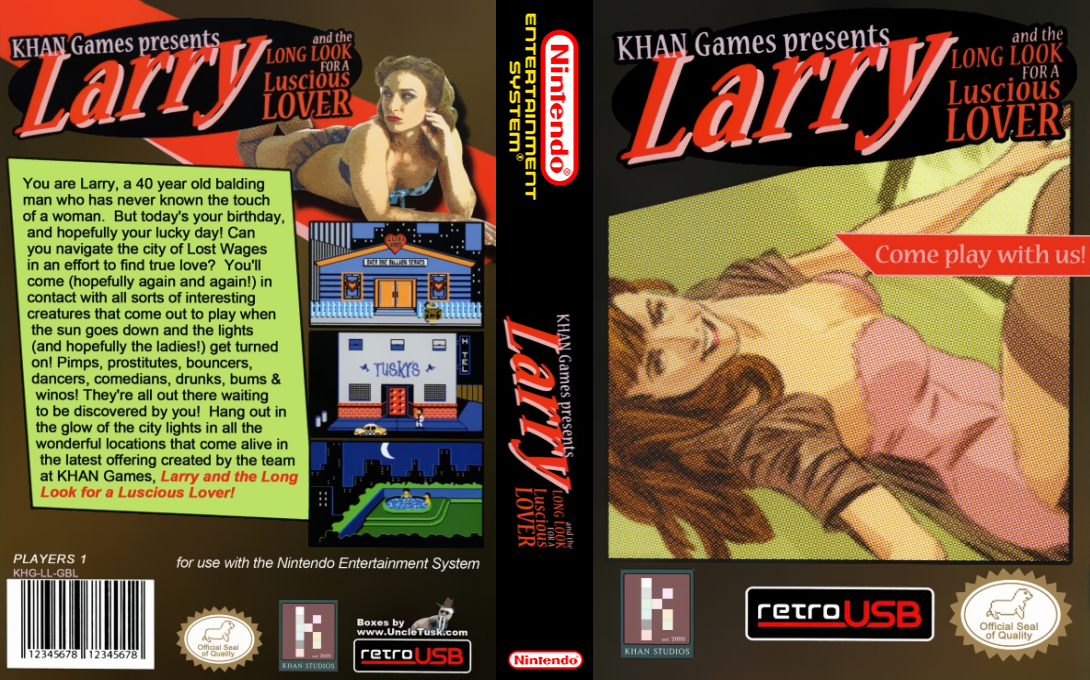 Larry and the Long Look for a Luscious Lover — box-texture (WOR)