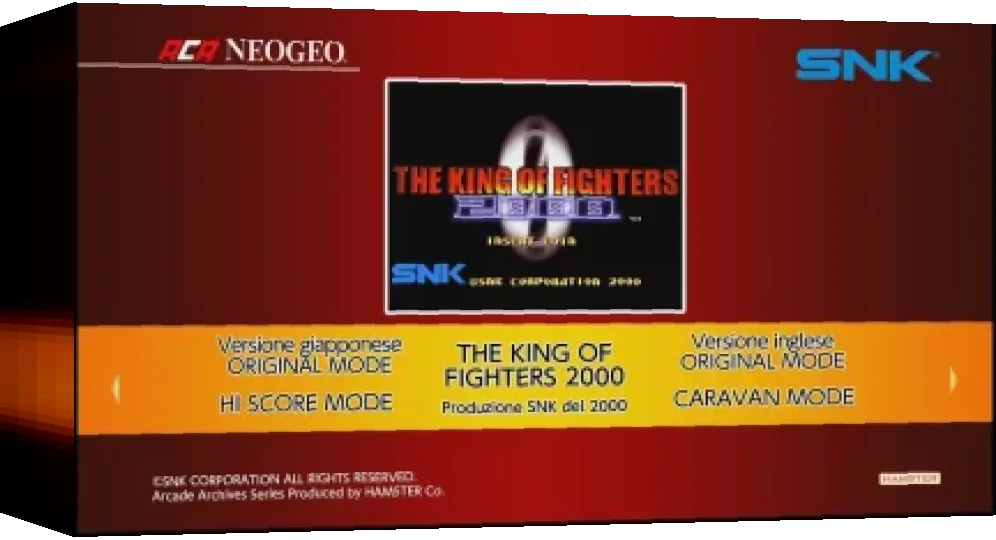 Aca Neogeo The King Of Fighters 2000 — box-3D (WOR)