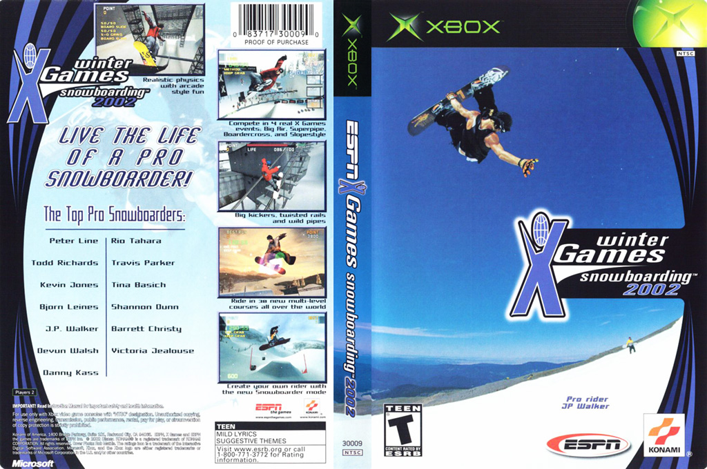 Winter X Games Snowboarding 2 — box-texture (US)