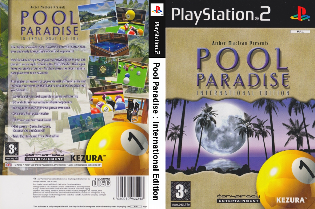Pool Paradise - International Edition — box-texture (EU)