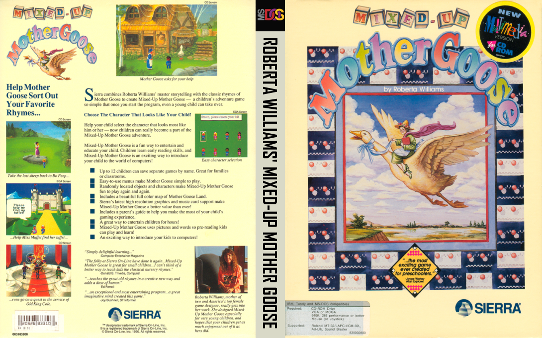 Mixed-Up Mother Goose — box-texture (US)