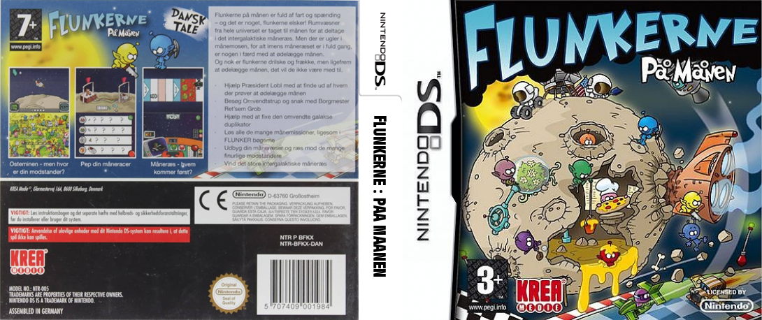 Flunkerne - Paa Maanen — box-texture (EU)