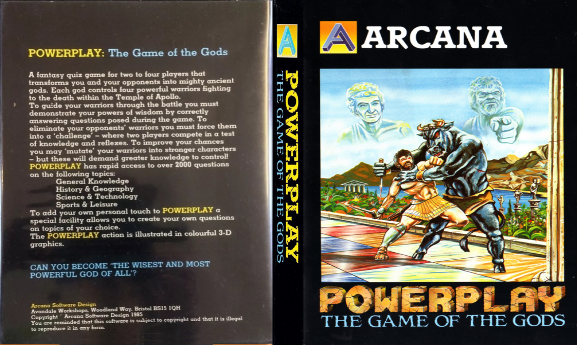 Powerplay - The Game Of The Gods — box-texture (EU)