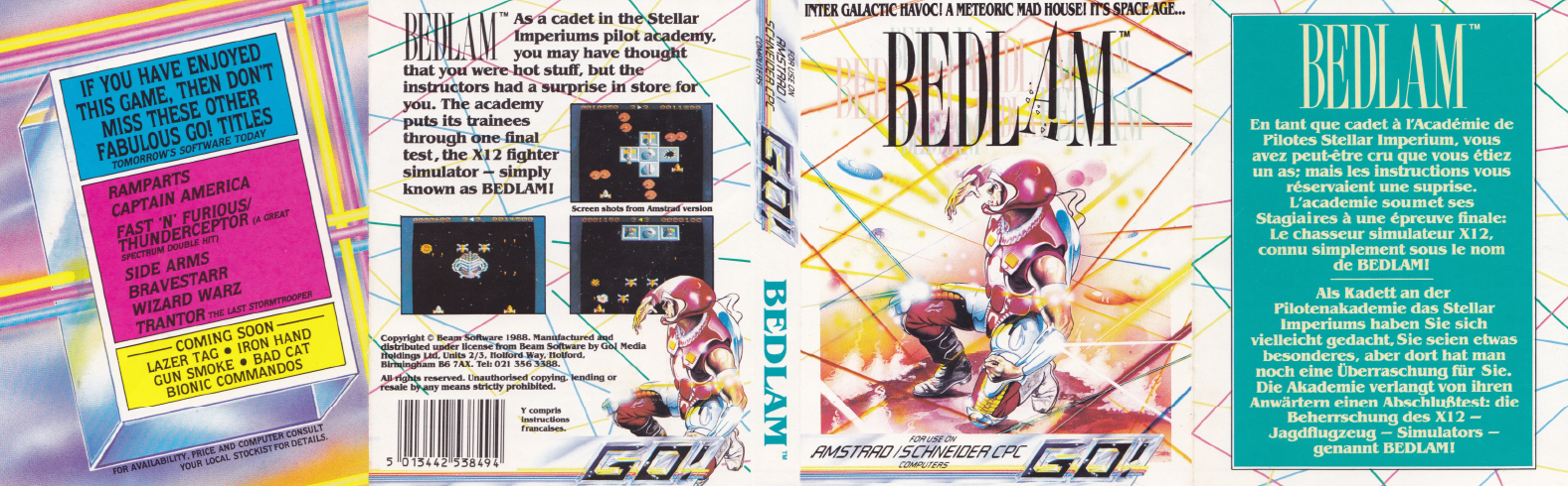 Bedlam — box-scan (UK)