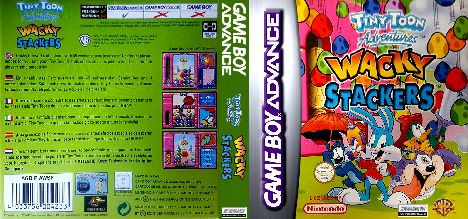 Tiny Toon Adventures - Wacky Stackers — box-texture (EU)