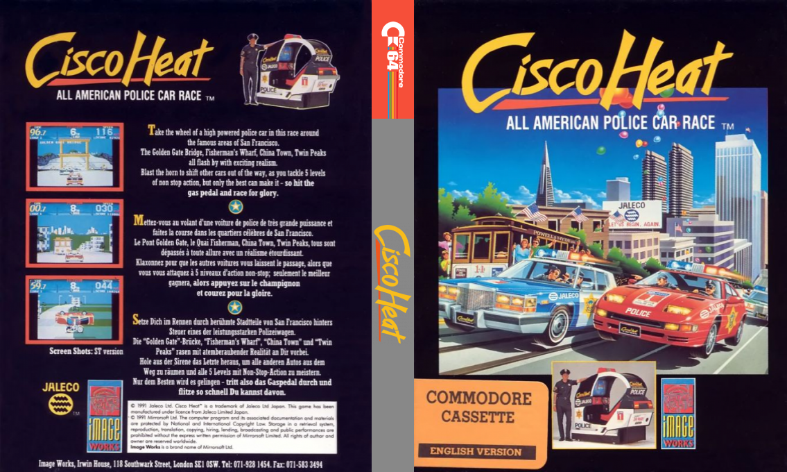 Cisco Heat - All American Police Car Race — box-texture (EU)
