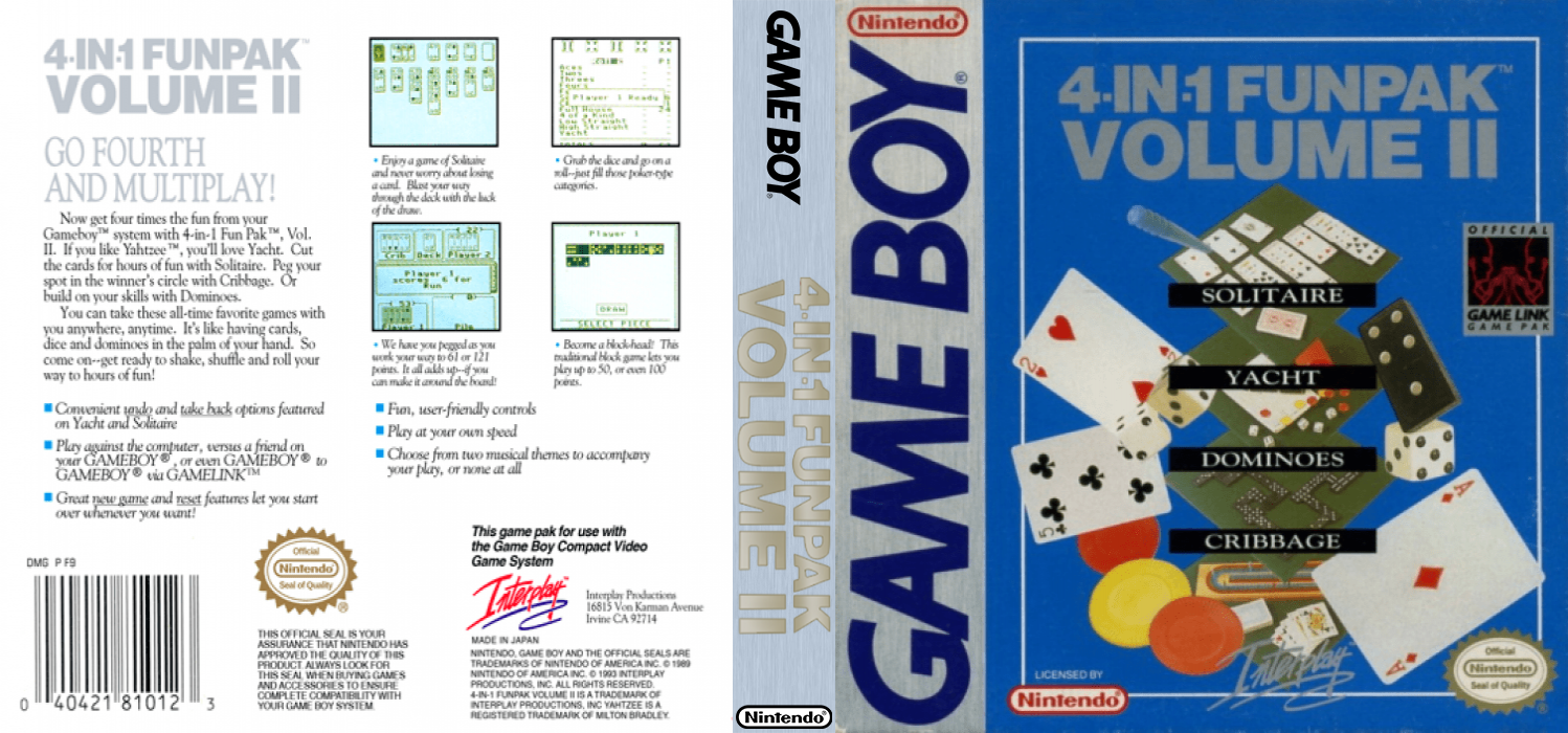 4-in-1 Fun Pak Volume II — box-texture (US)
