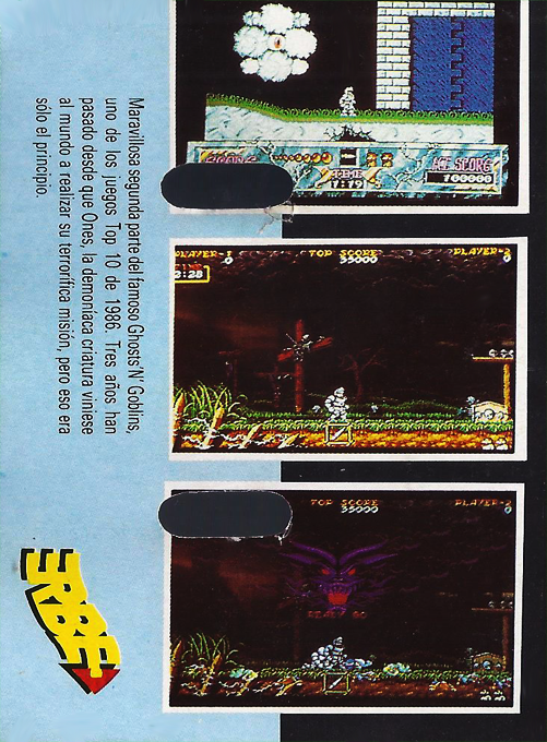 Ghouls 'n' Ghosts — box-2D-back (SP)