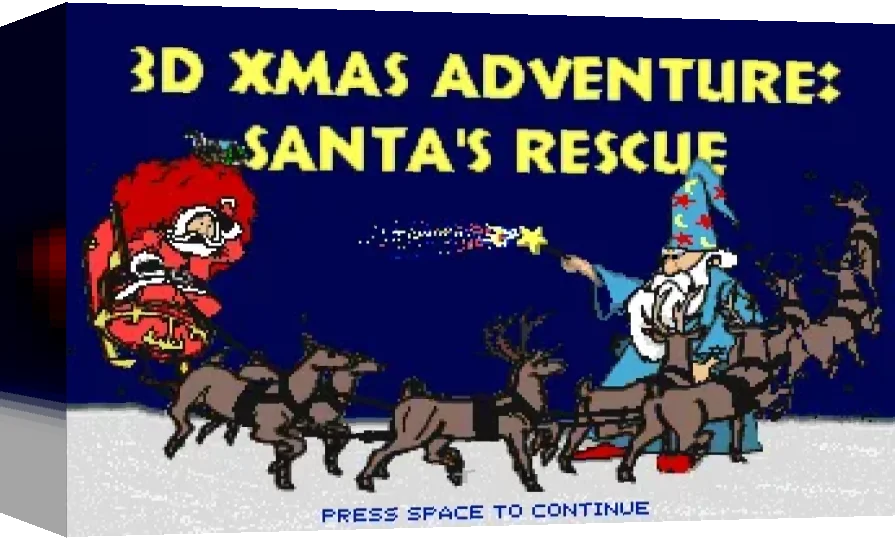 3d Xmas Adventure - Santa's Rescue — box-3D (WOR)