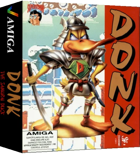 Donk! - The Samurai Duck! — box-3D (WOR)