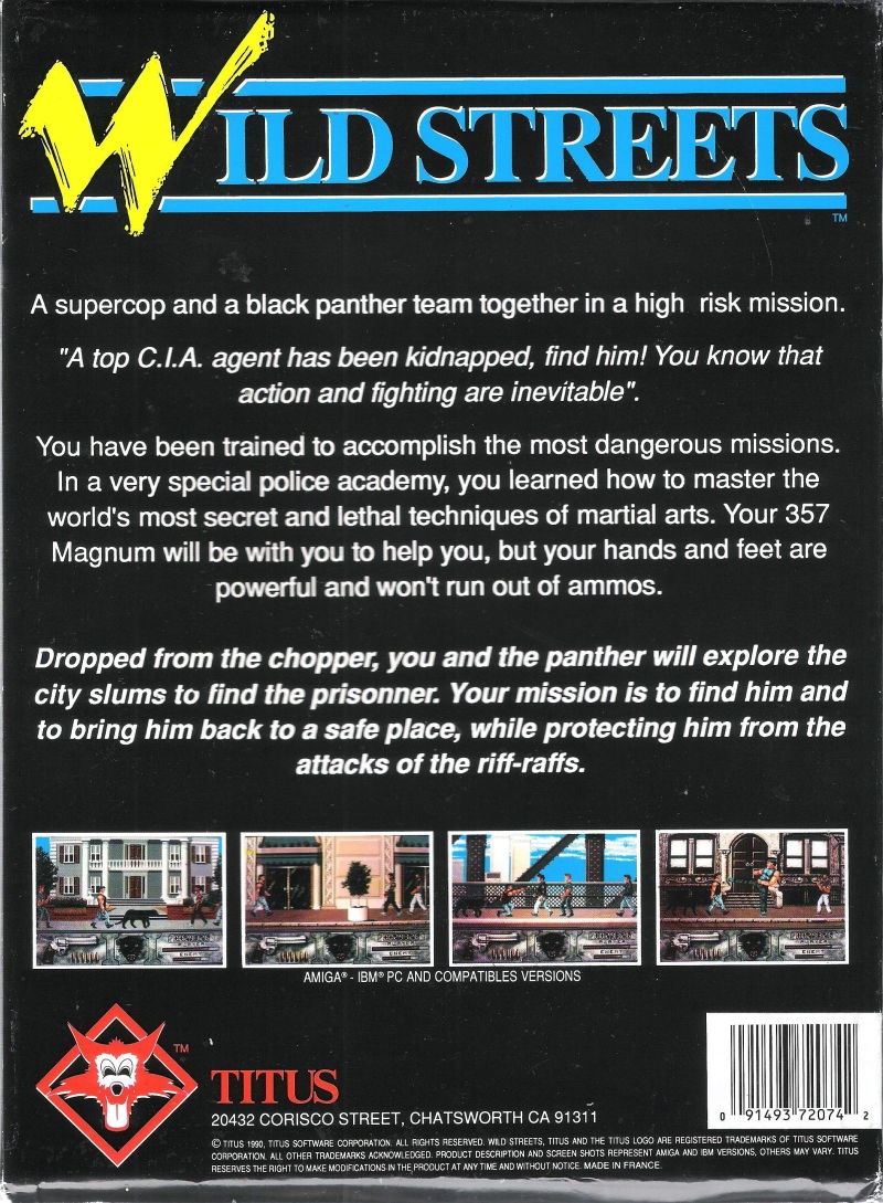 Wild Streets — box-2D-back (US)