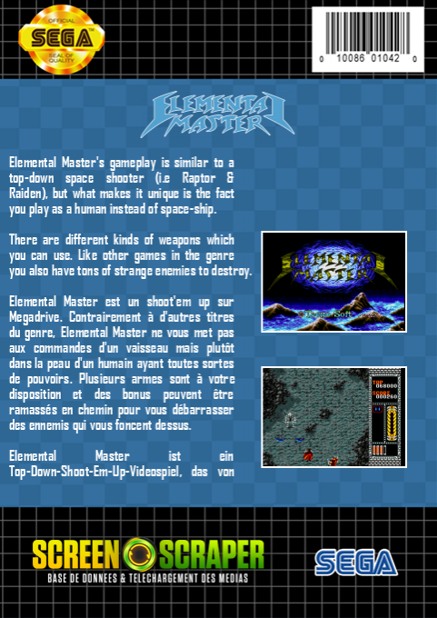 Elemental Master — box-2D-back (SS)