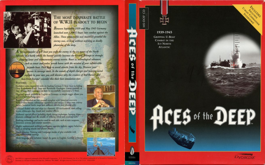 Aces Of The Deep — box-texture (US)