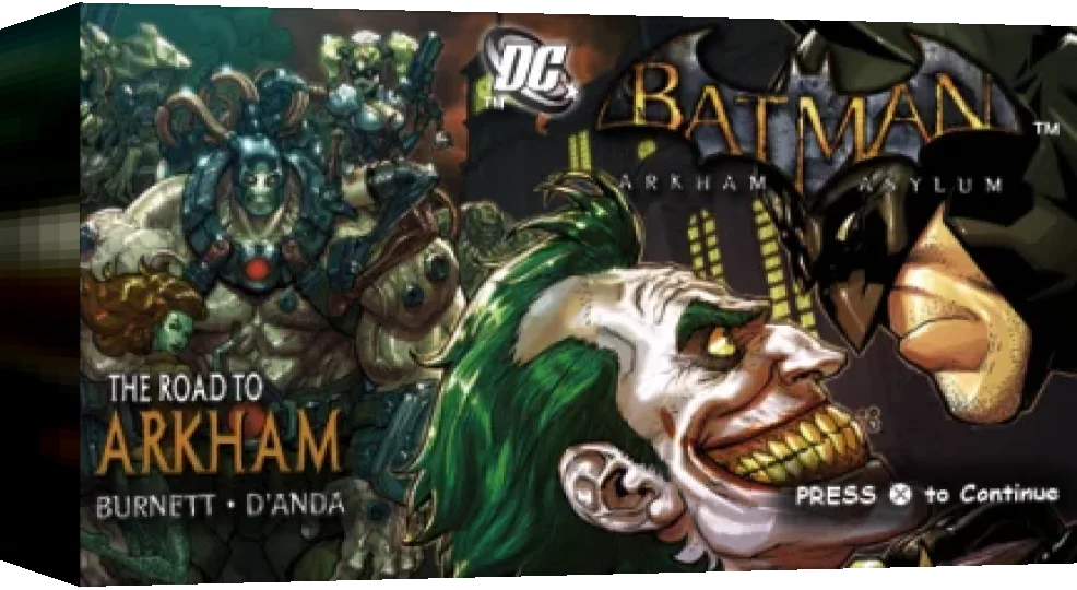 Batman - Arkham Asylum - The Road to Arkham - Digital Comic — box-3D (US)