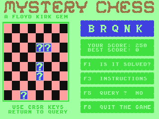Mystery Chess — ss (WOR)