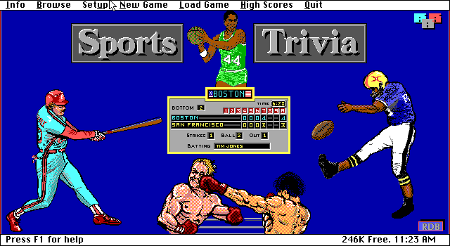 Sports Trivia — sstitle (WOR)