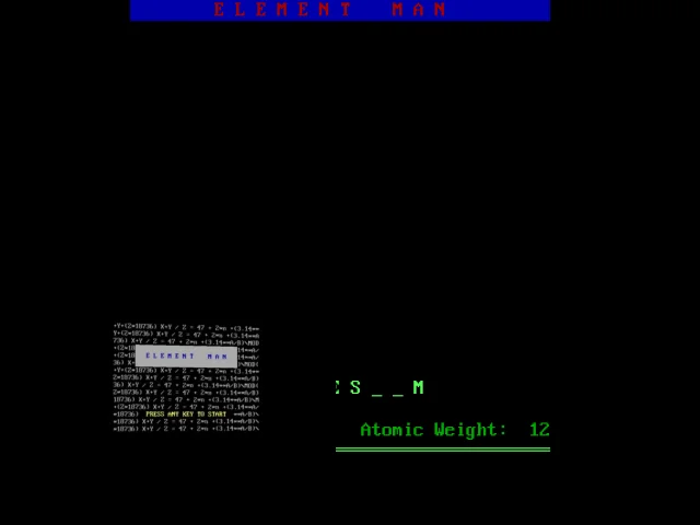 Element Man — mixrbv2 (WOR)