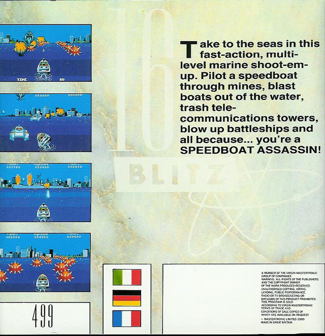 Speedboat Assassin — box-2D-back (EU)