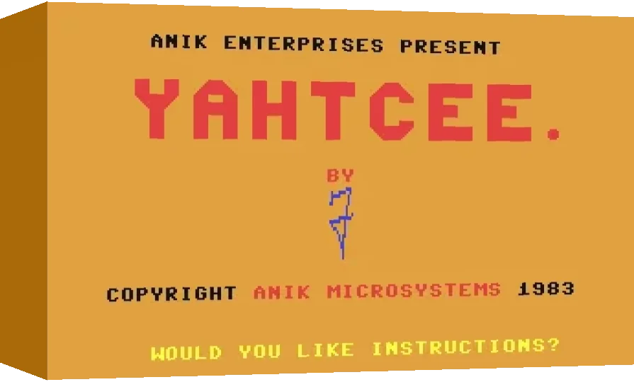 Yahtcee — box-3D (WOR)
